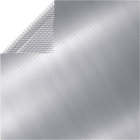 vidaXL Pool Cover Silver 450x220 cm PE