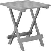 vidaXL Folding Garden Table Anthracite 45x43x50 cm Plastic