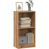 vidaXL Bookcase Artisian Oak 40x24x76 cm Engineered Wood