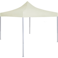 vidaXL Professional Folding Party Tent 2x2 m Steel Cream