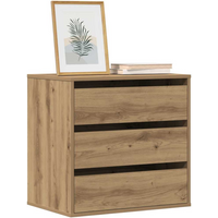 vidaXL Corner Chest of Drawers Artisian Oak 60x41x58 cm Engineered Wood