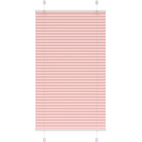 vidaXL Pleated Blind Pink 75x150 cm Fabric Width 74.4 cm Polyester
