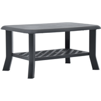 vidaXL Coffee Table Anthracite 90x60x46 cm Plastic