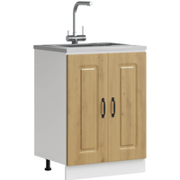 vidaXL Sink Base Cabinet Kalmar Artisan Oak 60x46x81.5 cm Engineered Wood