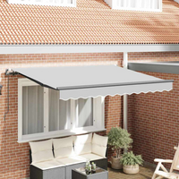 vidaXL Awning Frame Anthracite 3.5 x 2 m Metal