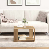 vidaXL Coffee Table Artisan Oak 51.5 x 51.5 x 30 cm Engineered Wood