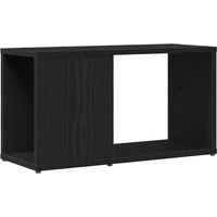 vidaXL TV Cabinet Black Oak 60x24x32 cm Engineered Wood