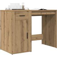 vidaXL Desk Artisan Oak 100x49x75 cm Engineered Wood