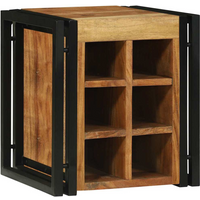 vidaXL Wine Rack Brown 34.5 x 35 x 39 cm Solid Acacia wood