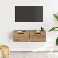 vidaXL Wall Cabinet Artisan Oak 68x30x20 cm Engineered Wood