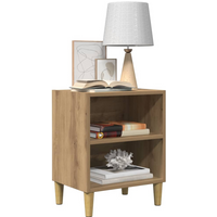 vidaXL Bedside Cabinets 2 pcs Artisan Oak 40x30x50 cm Engineered Wood