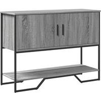 vidaXL Console Table Grey Sonoma 100x35x74.5 cm Engineered Wood