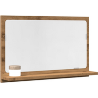 vidaXL Bathroom Mirror Cabinet Artisan Oak 60x11x37 cm Engineered Wood