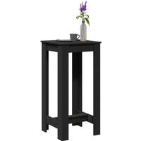 vidaXL Bar Table Black 51x50x103.5 cm Engineered Wood