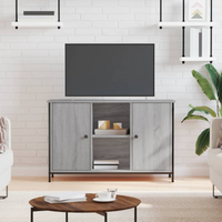 vidaXL TV Cabinet Grey Sonoma 100x35x65 cm Engineered Wood