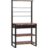vidaXL Kitchen Rack Multicolour 80 x 40 x 160 cm Solid Reclaim wood