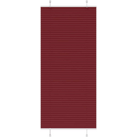 vidaXL Pleated Blind Bordeaux Red 100x200 cm Fabric Width 99.4 cm Polyester