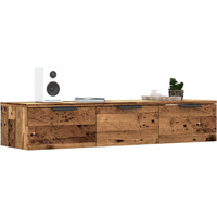 vidaXL Wall Cabinet Old Wood 102x30x20 cm Engineered Wood