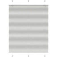 vidaXL Pleated Blind Light Grey 105x150 cm Fabric Width 104.4 cm Polyester