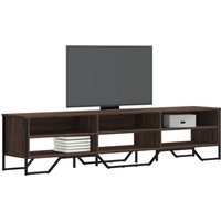 vidaXL TV Cabinet Brown Oak 180x34x41 cm Engineered Wood
