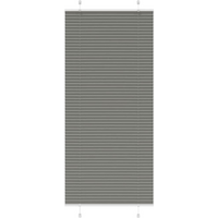 vidaXL Pleated Blind Anthracite 95x200 cm Fabric Width 94.4 cm Polyester