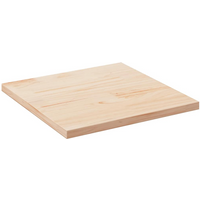 vidaXL Table Top 70x70x2.5 cm Solid Wood Pine Square