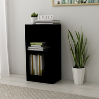 vidaXL Bookshelf Black 40x24x75 cm Engineered Wood