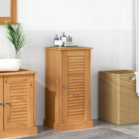 vidaXL Bathroom Cabinet with Shelf VIGO Honey brown 37 x 34 x 80 cm