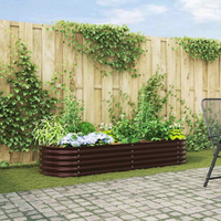 Garden Raised Bed 240 x 80 x Steel