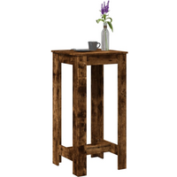 vidaXL Bar Table Smoked Oak 51x50x103.5 cm Engineered Wood