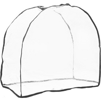 vidaXL Pet Stroller Cover Other Transparent 65 x 32 x 57 cm PVC