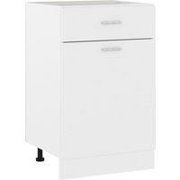 vidaXL Drawer Bottom Cabinet Lyon White 50x46x81.5 cm Engineered Wood