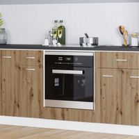vidaXL Oven cabiet Riga Artisan oak 60 x 46 x 81.5 cm Engineered Wood