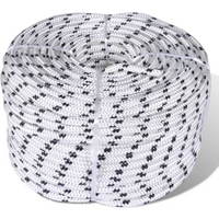 vidaXL Braided Rope Coil Boat Line Polyester 12 mm x 50 m