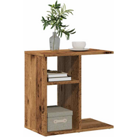 vidaXL Side Table Old Wood 50x30x50 cm Engineered Wood