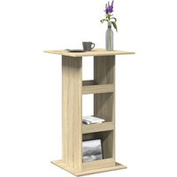 vidaXL Bar Table with Storage Sonoma Oak 60x60x102 cm Engineered Wood