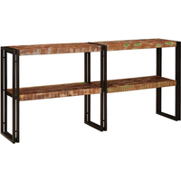 vidaXL Console Table Multicolour 160 x 33 x 75 cm Solid reclaimed wood