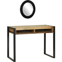 vidaXL Dressing Table Brown 100 x 50 x 75 cm Solid Mango wood