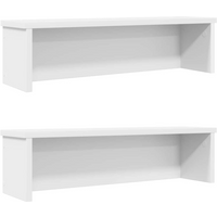 vidaXL Kitchen Racks Stackable 2 pcs White 60x15x16 cm