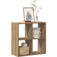 vidaXL Bookcase Artisian Oak 68.5x32x68.5 cm Engineered Wood