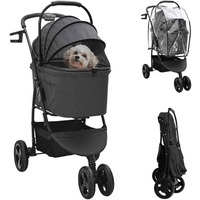 Folding Pet Stroller 78 x 54 x 600D Oxford fabric