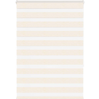 vidaXL Zebra Blind Marble Beige 105x150 cm Fabric Width 100.9 cm Polyester