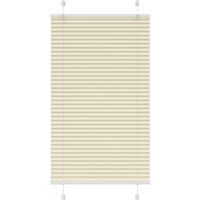 vidaXL Pleated Blind Cream 70x150 cm Fabric Width 69.4 cm Polyester