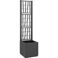 vidaXL Garden Planter Anthracite 36 x 36 x 140 cm Polypropylene