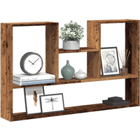 vidaXL Wall Shelf Old Wood 99x15x60 cm Engineered Wood