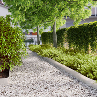 vidaXL Lawn Edgings 30 pcs 15x103 cm Stainless Steel