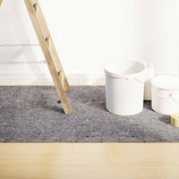 vidaXL Non-slip Painter Fleece 10 m 280 g/m² Grey