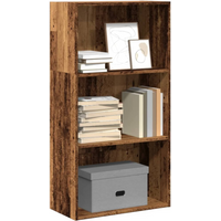 vidaXL Bookcase Old Wood 60x30x114 cm Engineered Wood
