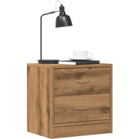 vidaXL Bedside Cabinets 2 pcs Artisian Oak 40x30x40 cm Engineered Wood