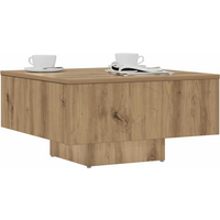 vidaXL Coffee Table Artisan Oak 60x60x31.5 cm Engineered Wood